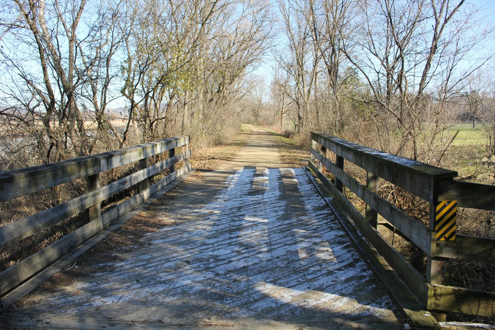 Looking east